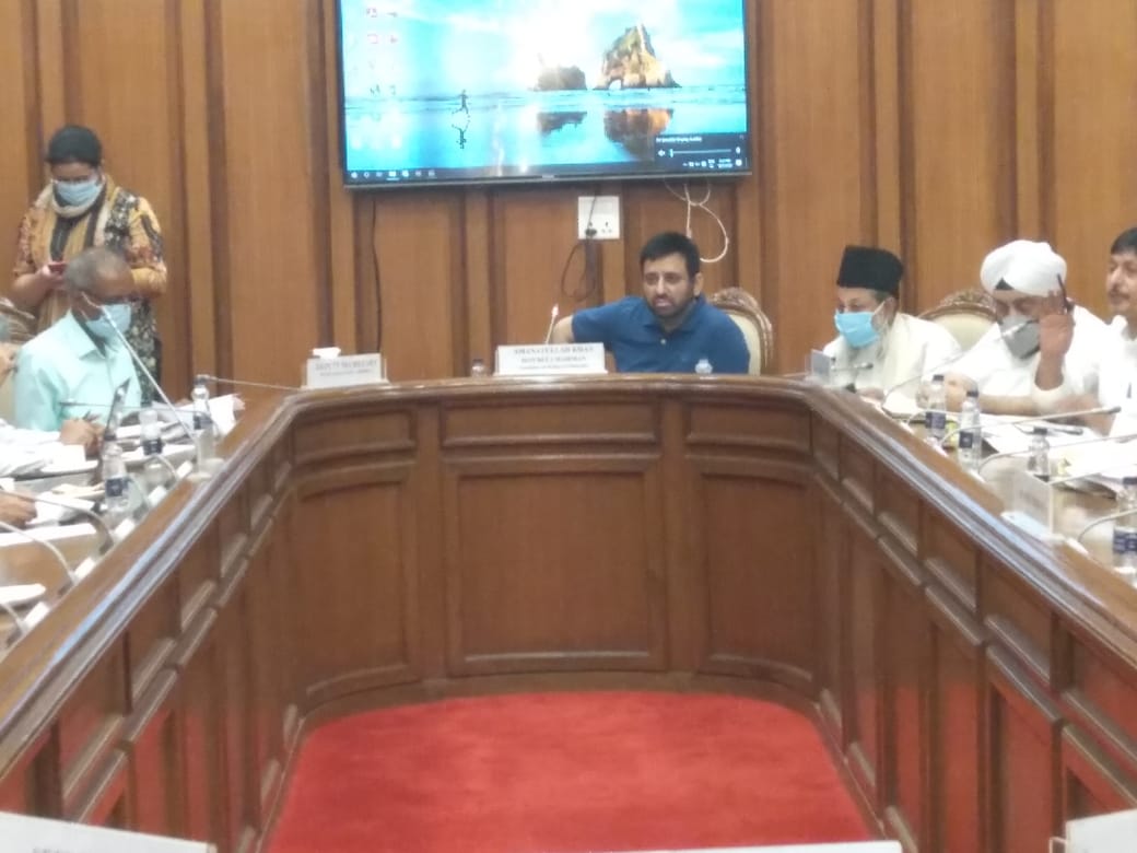 Meeting of the Minority Welfare Committee of the Delhi Assembly on the Delhi riots