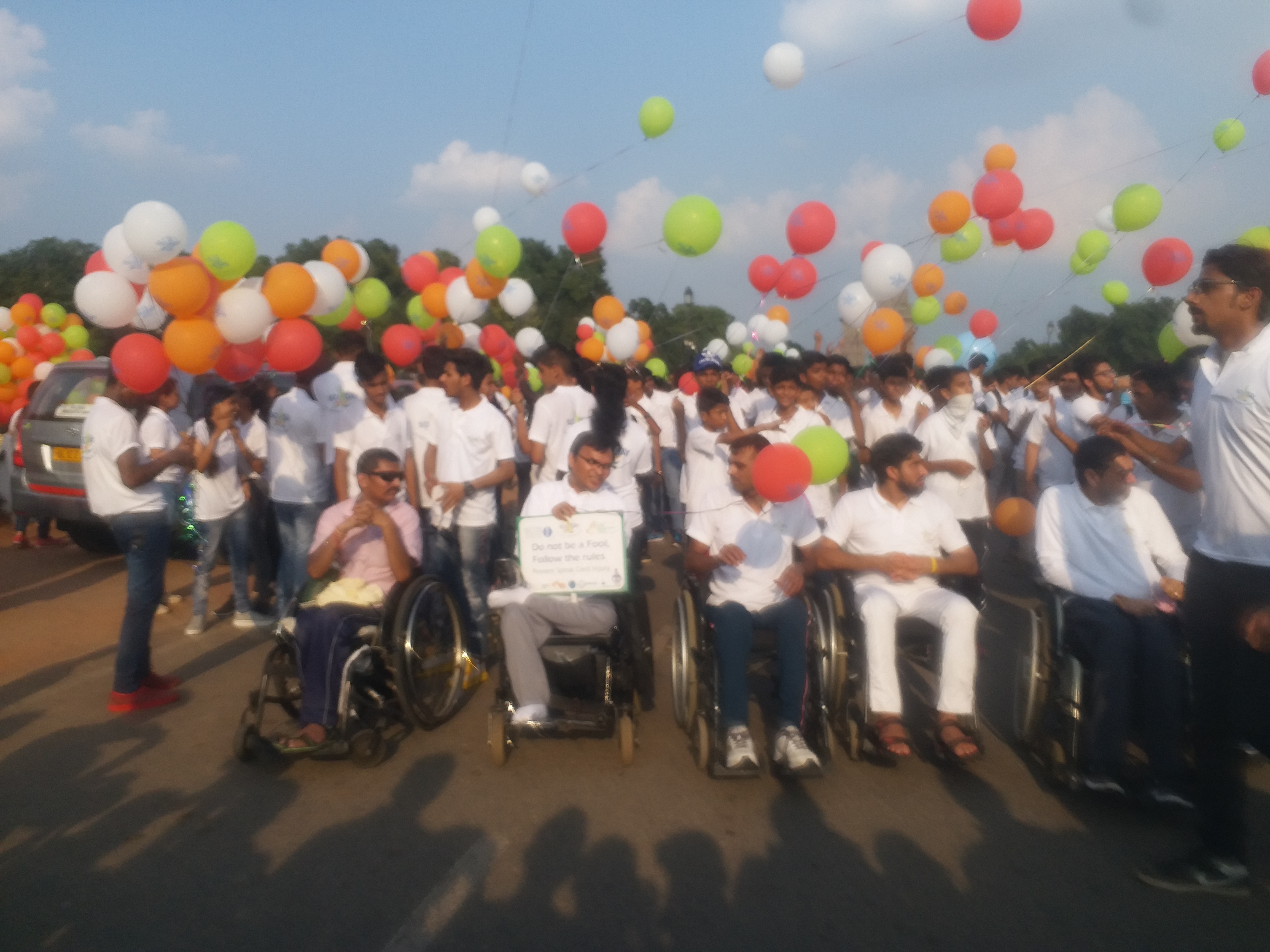 spinal injury day awareness campaign rally disabled people