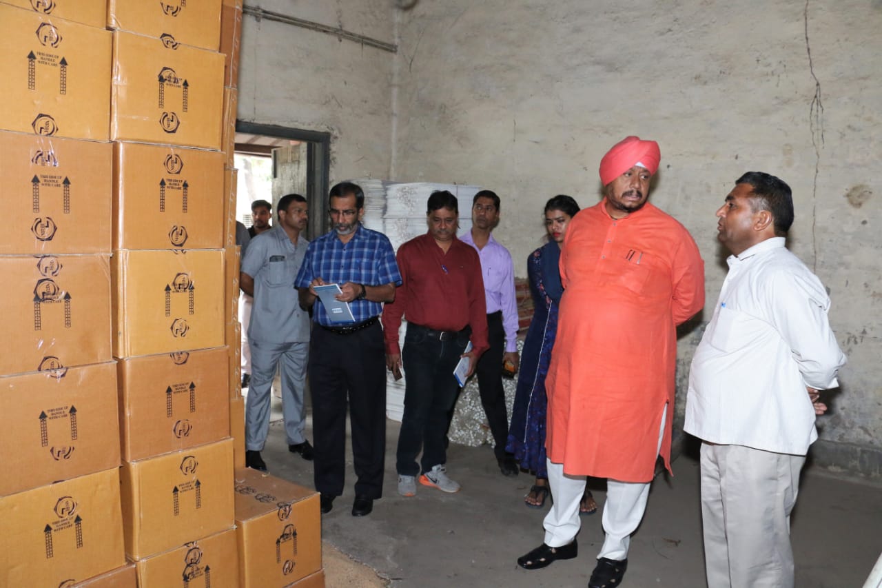 Mayor Avtar Singh during inspection