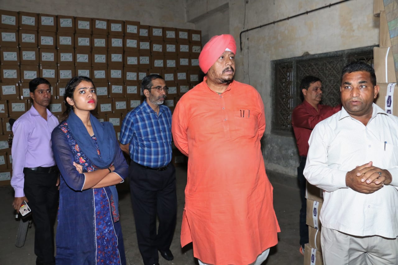 Mayor Avtar Singh during inspection