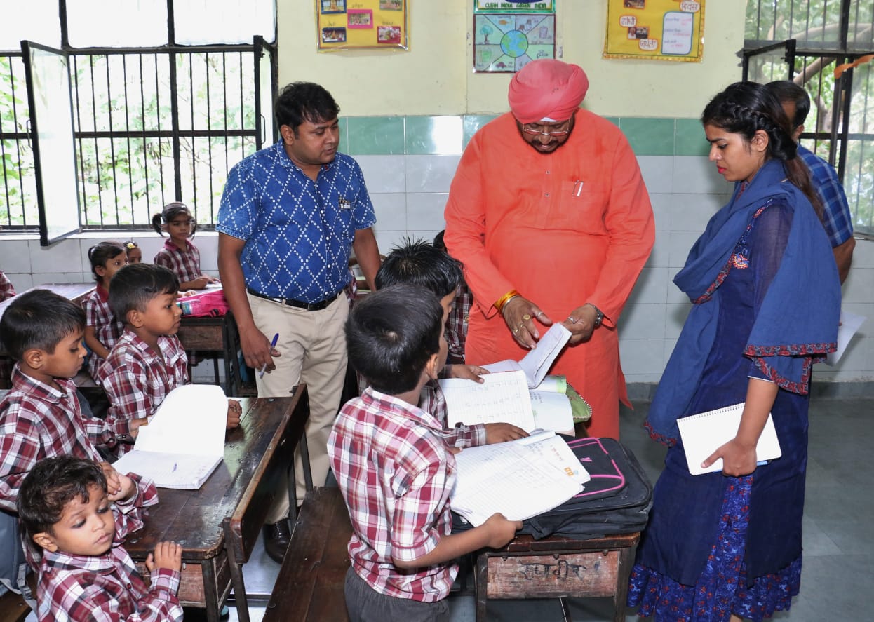 Mayor Avtar Singh during inspection