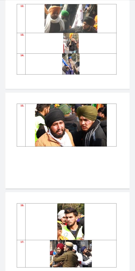 Delhi Police released photos of miscreants involved in Burari violence