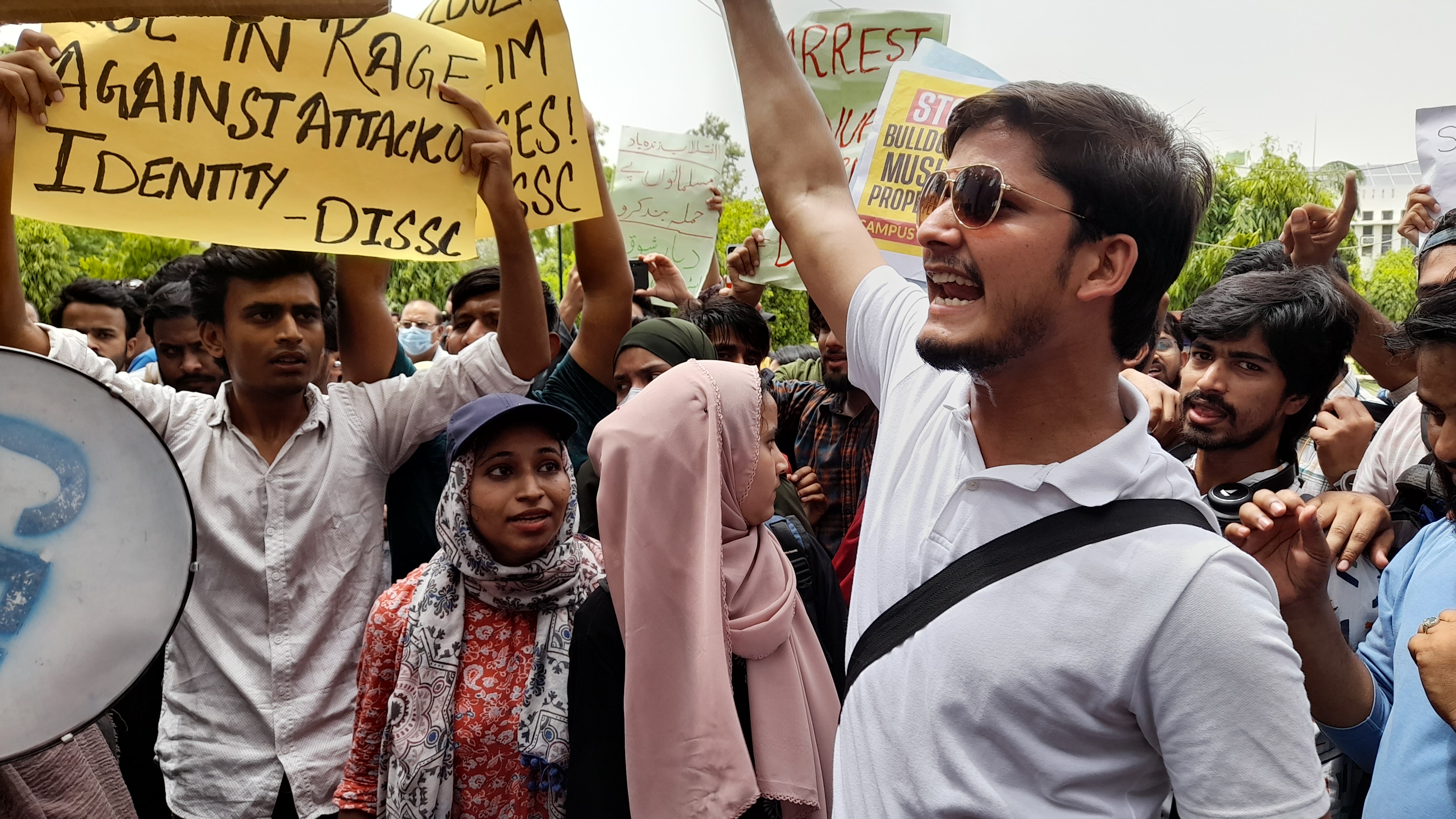 protest in jamia millia islamia