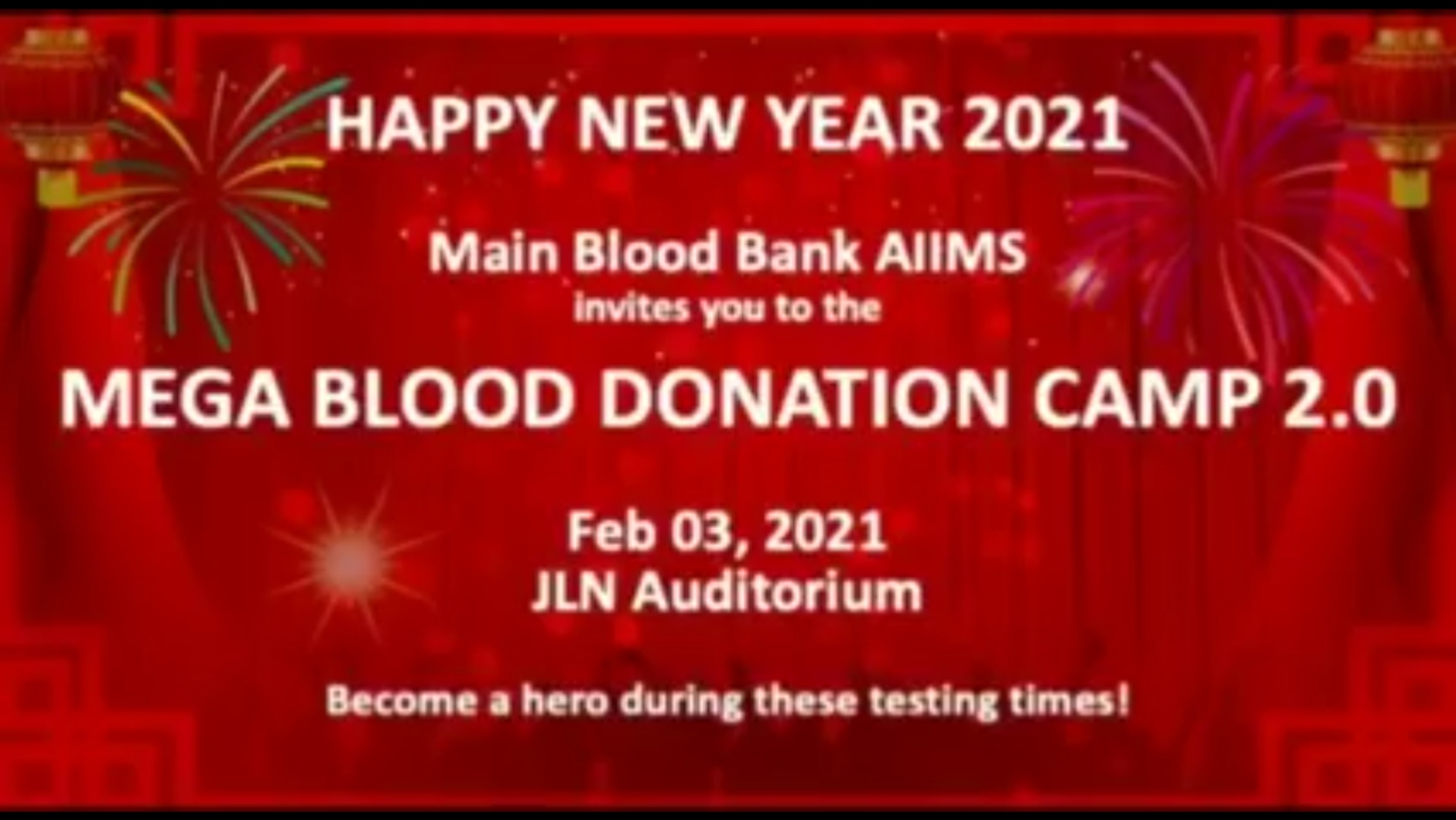 Mega Blood Donation Camp 2021