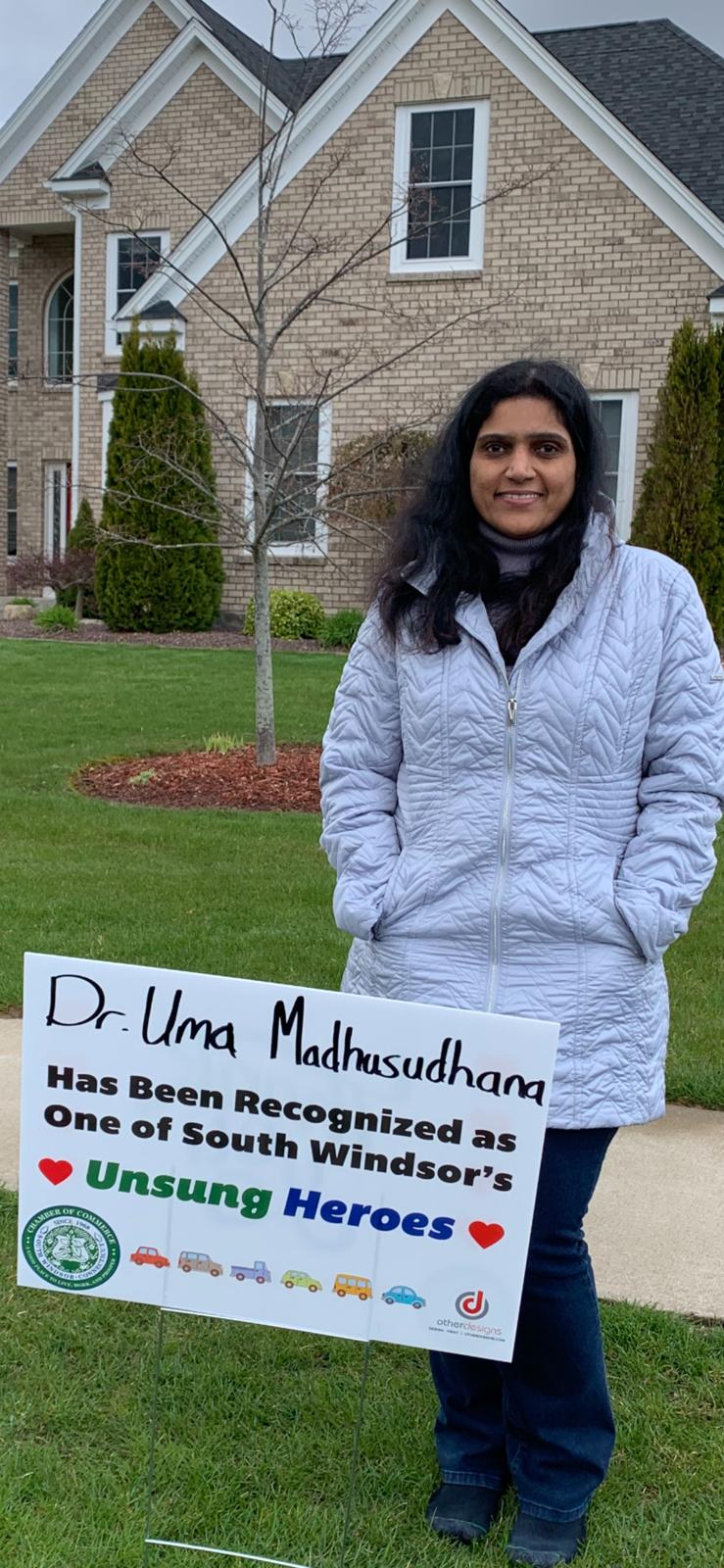 Dr Uma Madhusudan a Mysore origin doctor honoured in America