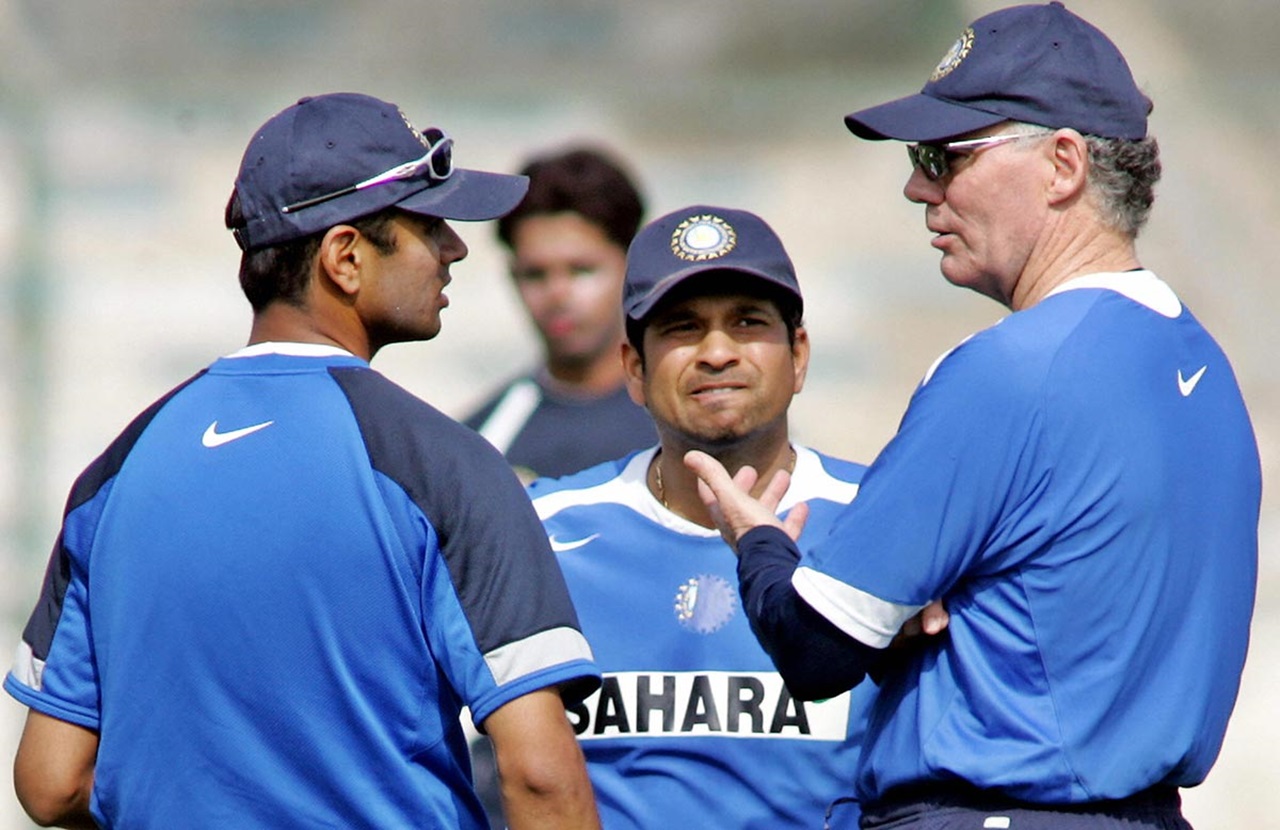 Captain Rahul Dravid and Sachin Tendulkar got involved in an argument with Greg Chappell for not allowing Tendulkar to open innings.