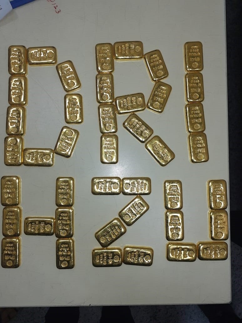 5 KG gold seized in RGIA Hyderabad