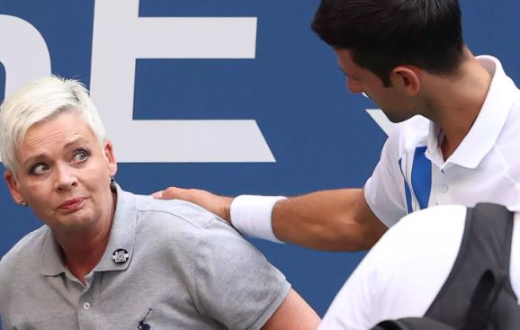 Novak Djokovic,  Paris, line judge, Karen Khachanov