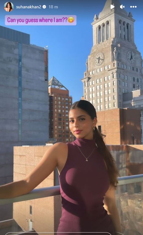 Suhana Khan holidaying in the US