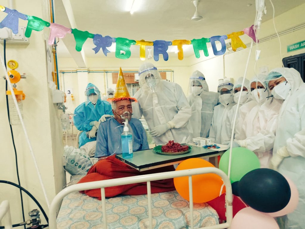 birthday in ICU