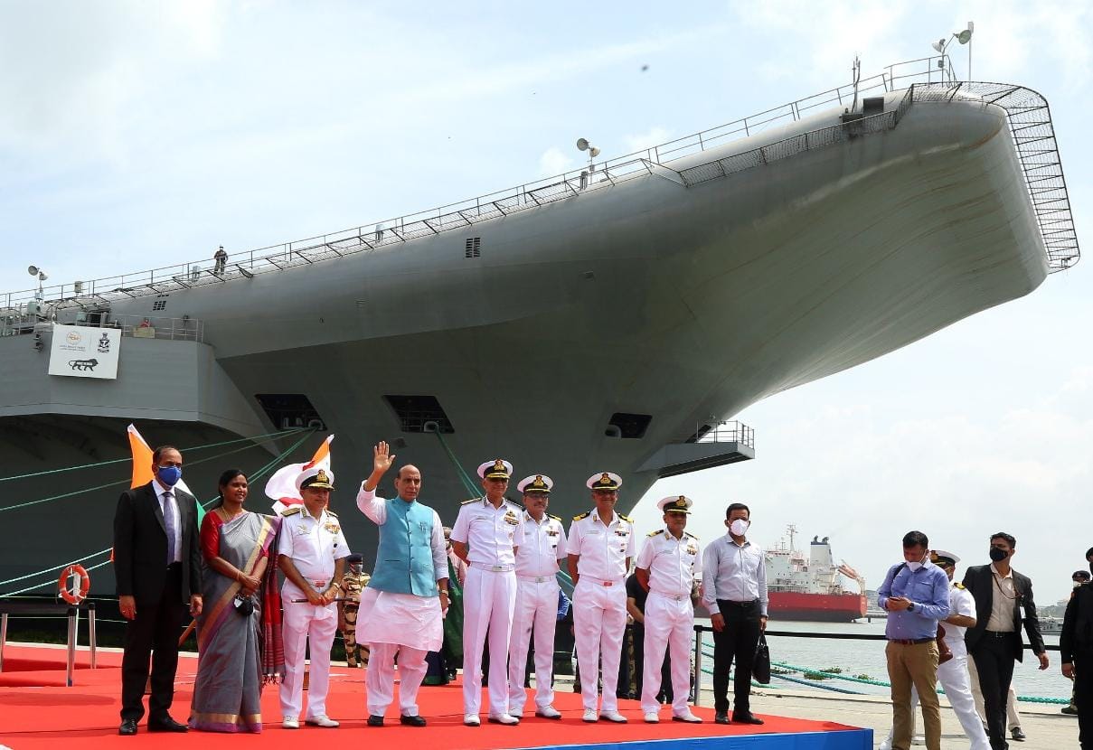 India's Indigenous Aircraft Carrier gets ready in Kochi; sea trials soon