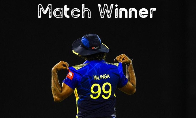 malinga taken wicket in ODI last match last ball