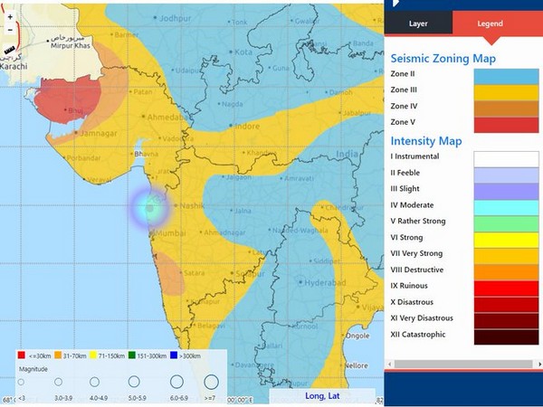 An earthquake of magnitude 2.7 occurred in palghar