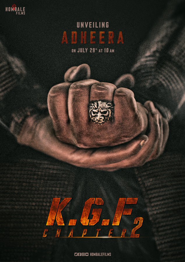 ADHEERA PRE LOOK FROM KGF2