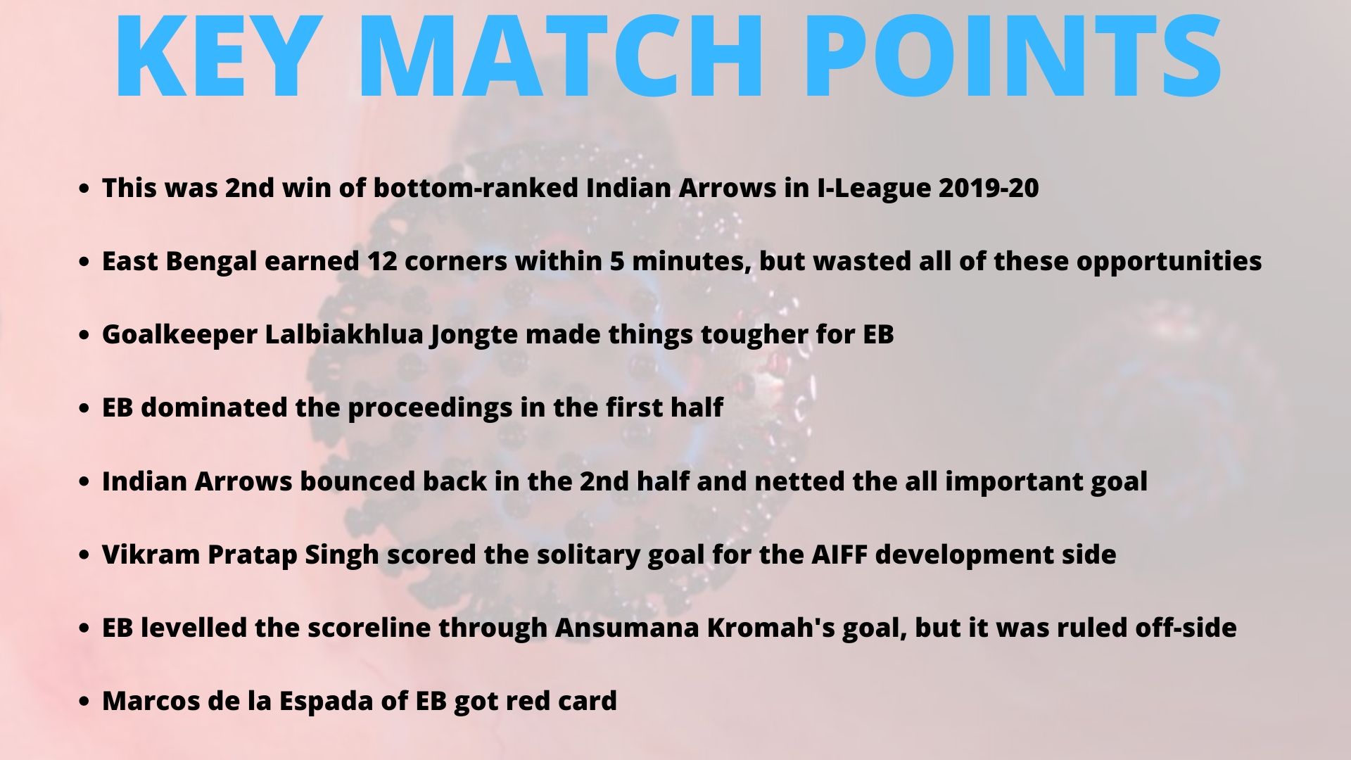 Key match points