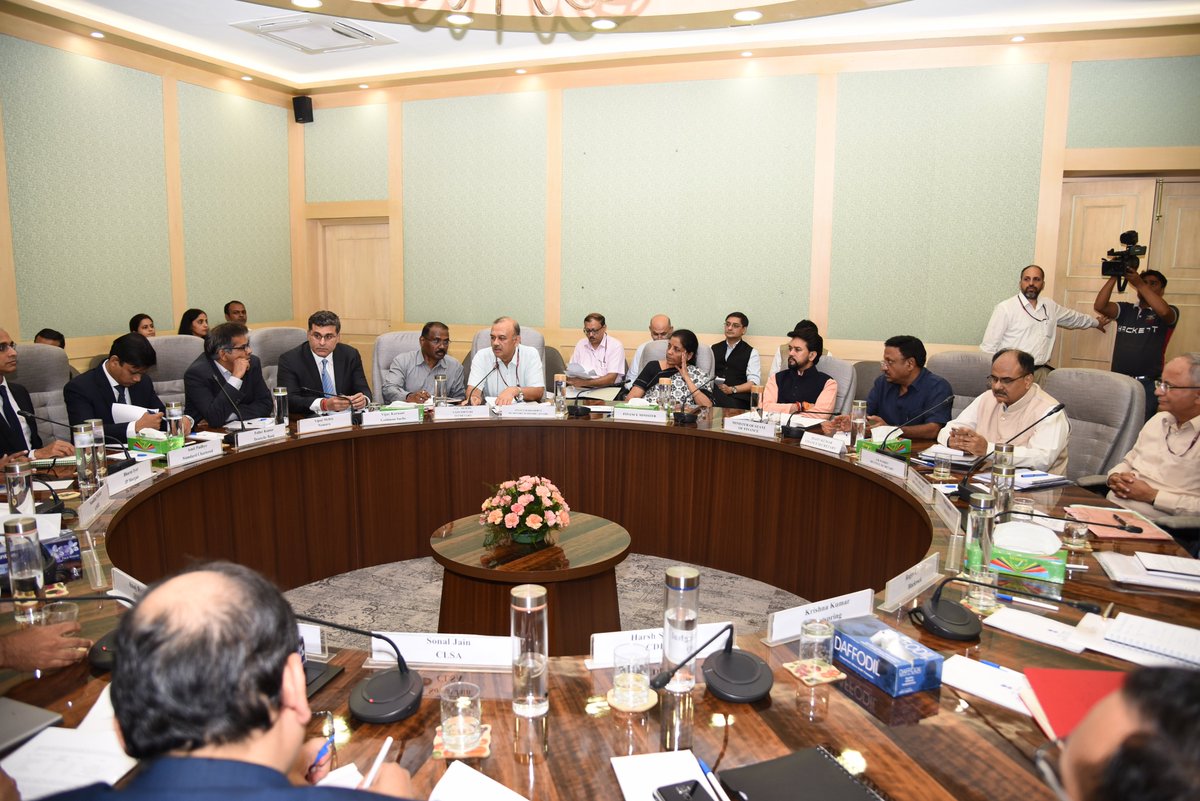 Nirmala Sitharaman's meeting with stakeholders