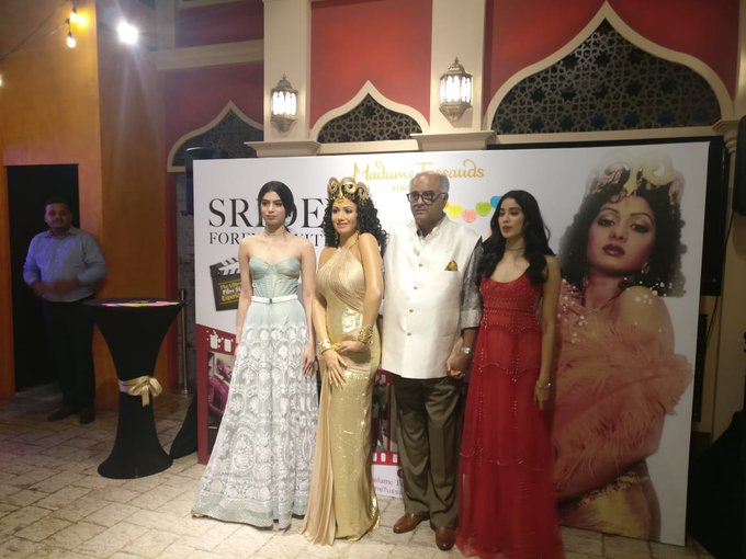 Sridevi wax statue Madame Tussauds