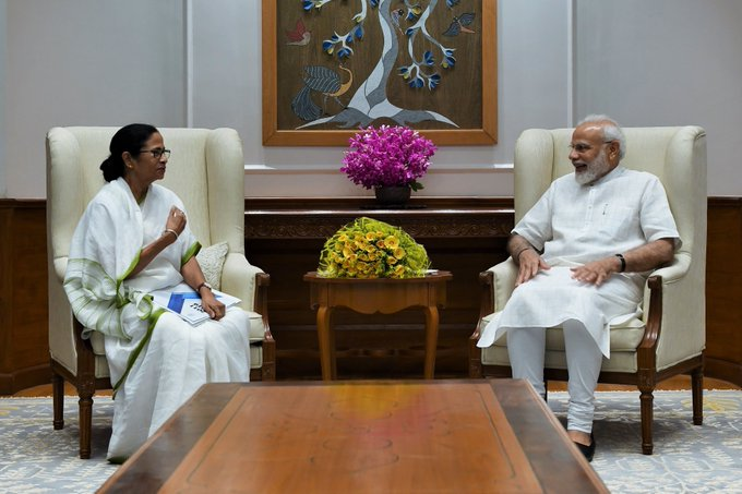 mamata benrji met pm modi