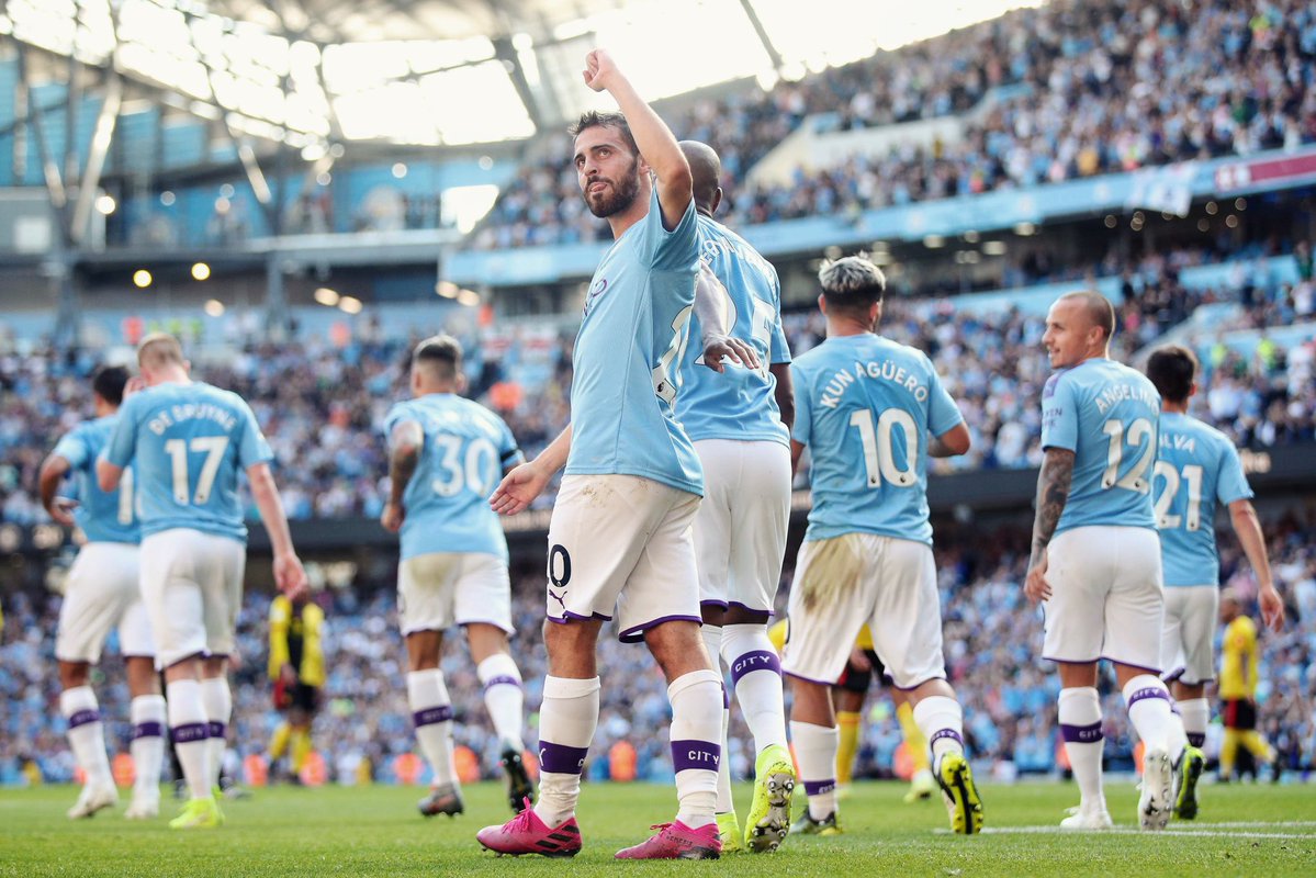 manchester city beat watford with the help of hattrick of bernardo silva