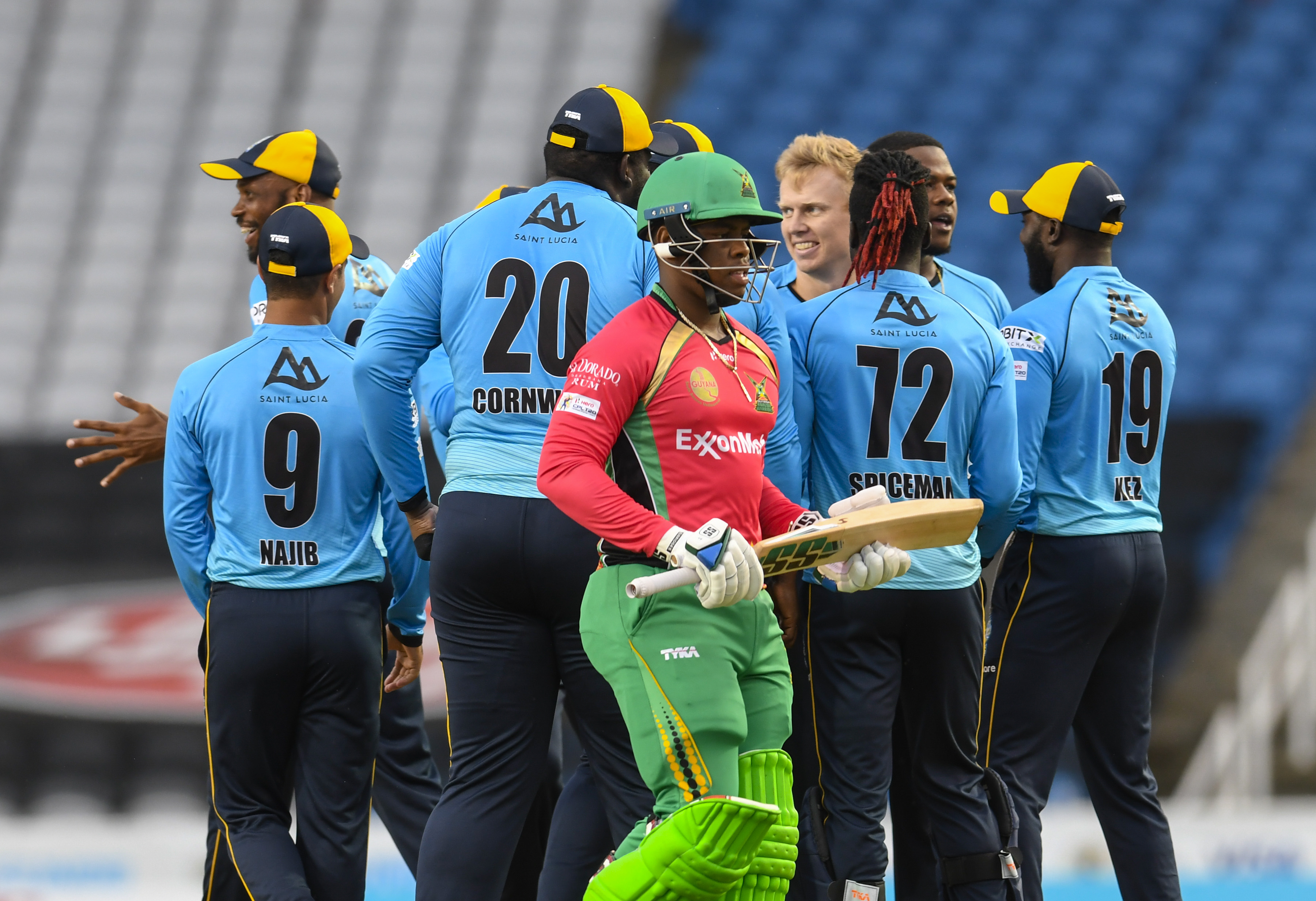 Tarouba,  Lucia Zouks,  Caribbean Premier League,  Guyana Amazon Warriors