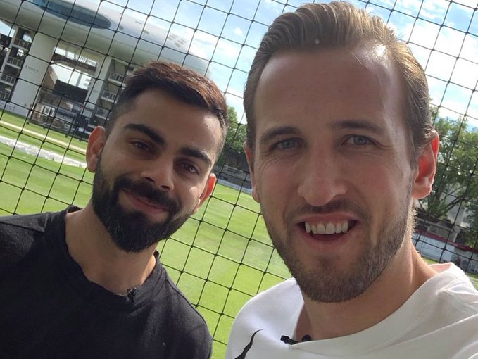 Virat kohli responds to Harry kane's RCB request