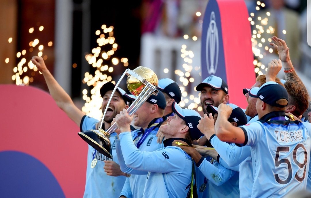 England, trophy, India, own, WC 2019, Twitter