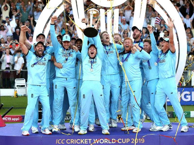 England won their maiden Cricket World Cup.