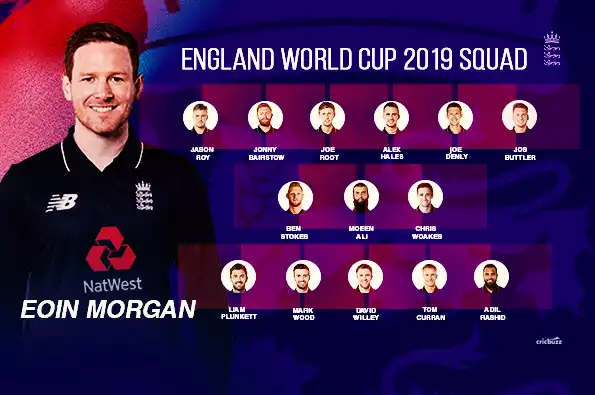 England squad for WC