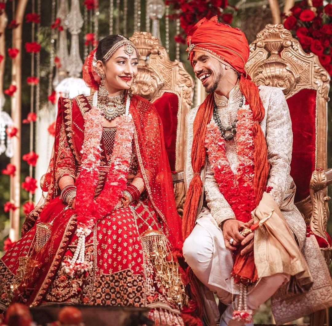 Yuzvendra Chahal ties knot with choreographer Dhanashree Verma