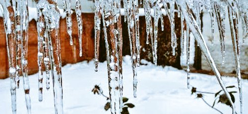 snow in srinagar