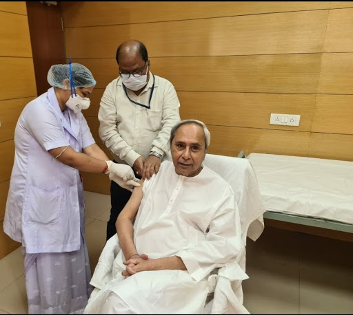 Odisha CM Naveen Patnaik Receives COVID Vaccine