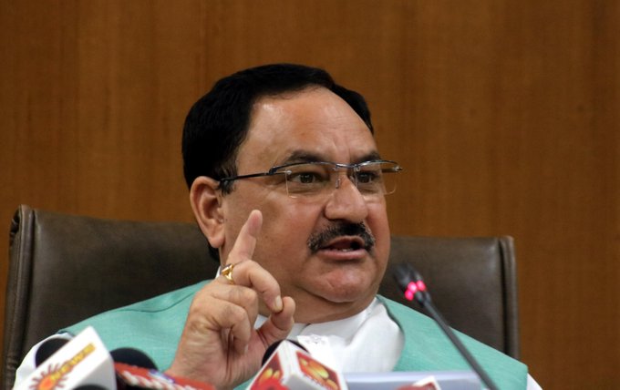 J.P Nadda to address two rallies in Bihar today