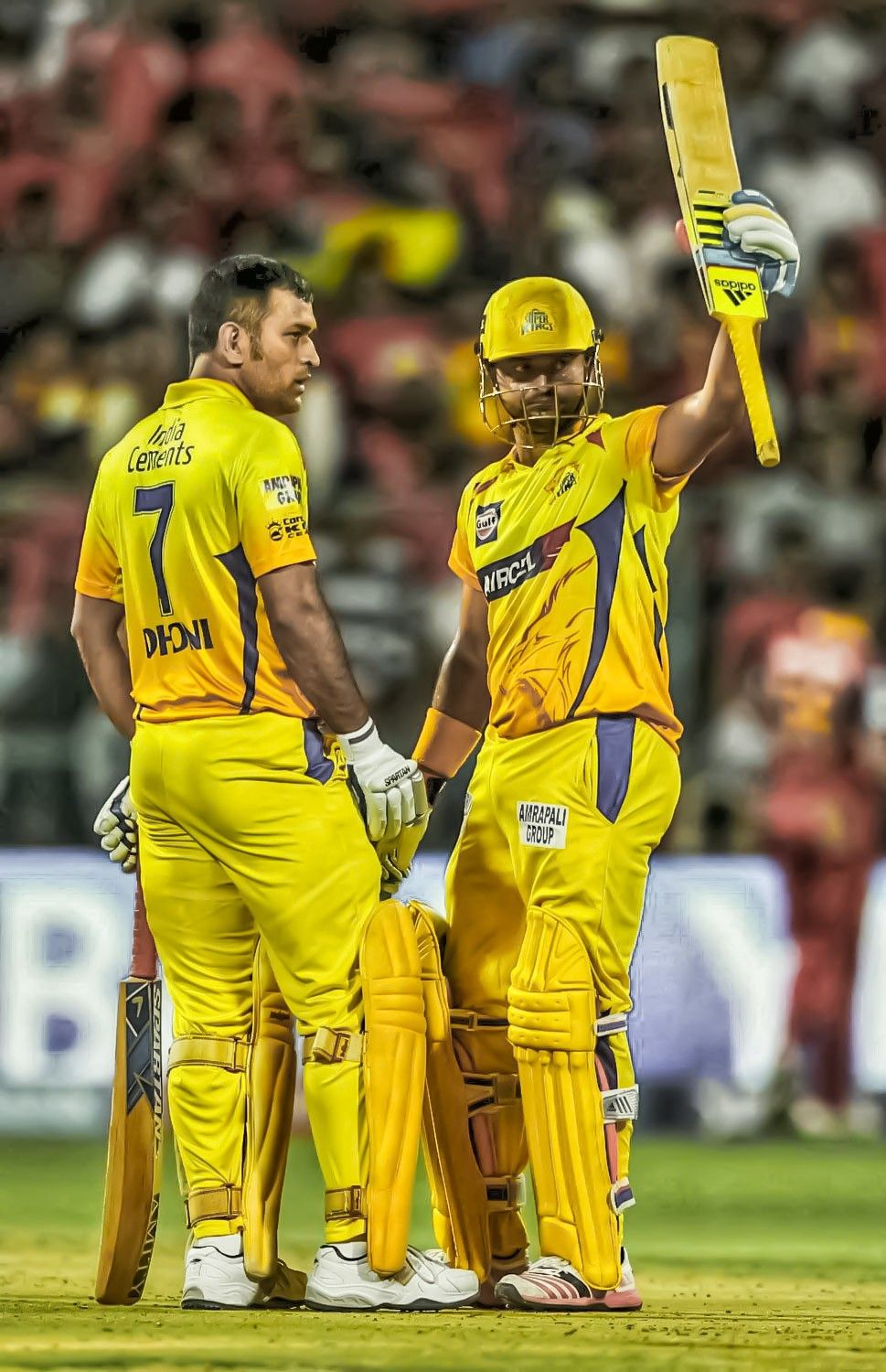 Suresh Raina reacts on MS Dhoni breaking his IPL record