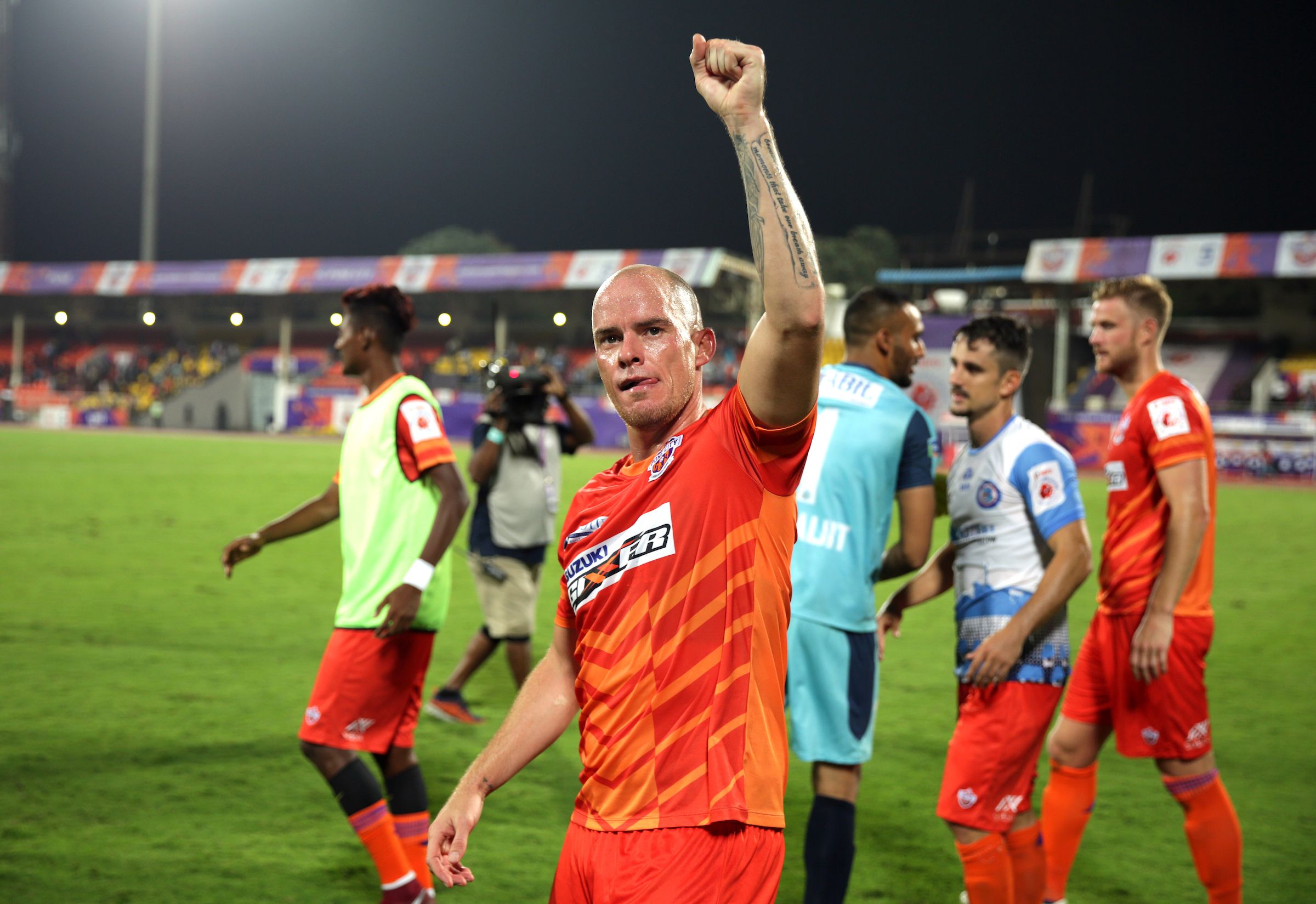 Ian Hume has also played for now defunct Pune FC.