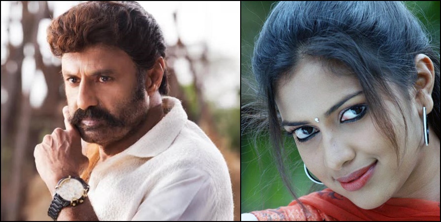 Amala Paul acting with Nandamuri Balakrishna