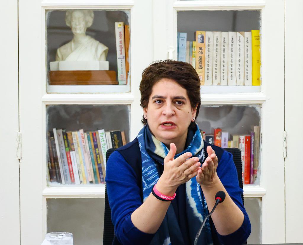 Congress General Secretary Priyanka Gandhi