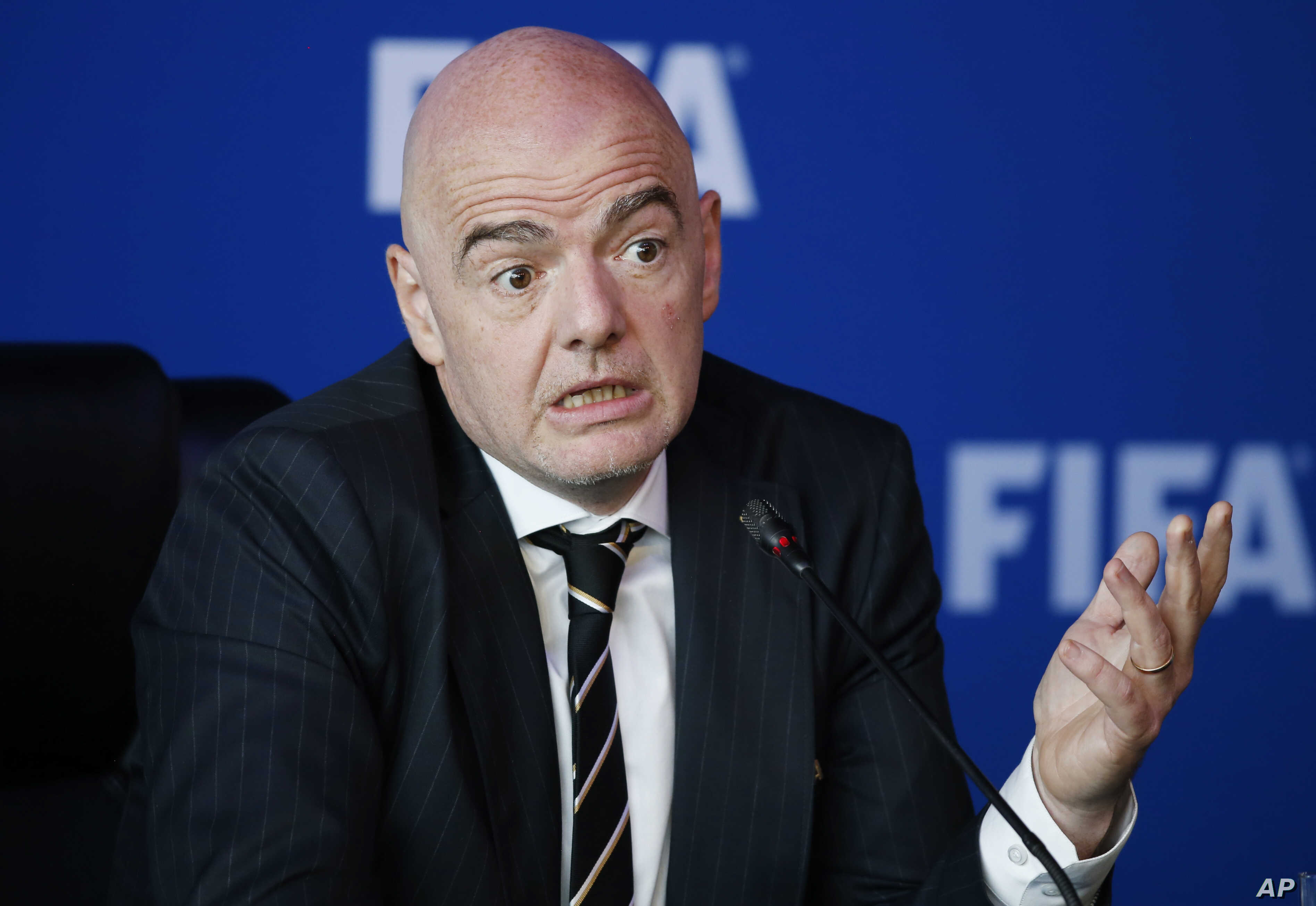 FIFA president Gianni Infantino