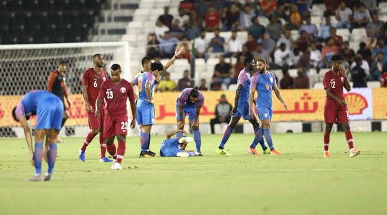 India played out a draw against Qatar in their away leg qualifier.