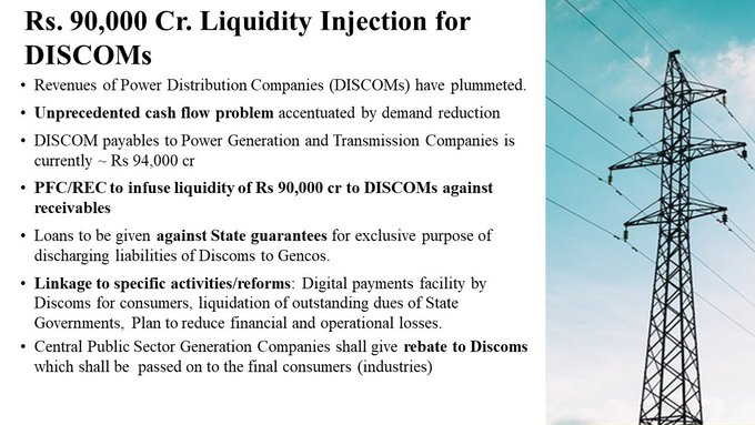 Measures for Power Distribution Companies (DISCOMS)