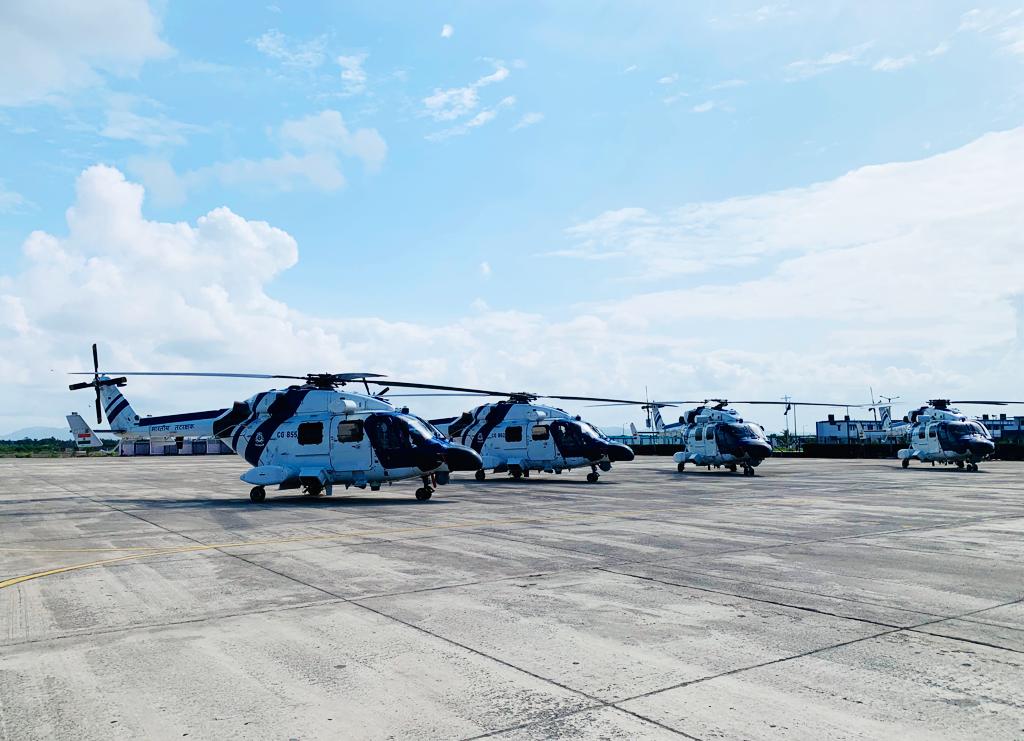 Indian Coast Guard inducts new ALH Mark3 unit in Gujarat's Porbandar including armed versions