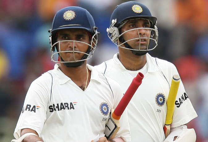 Sourav Ganguly and VVS Laxman