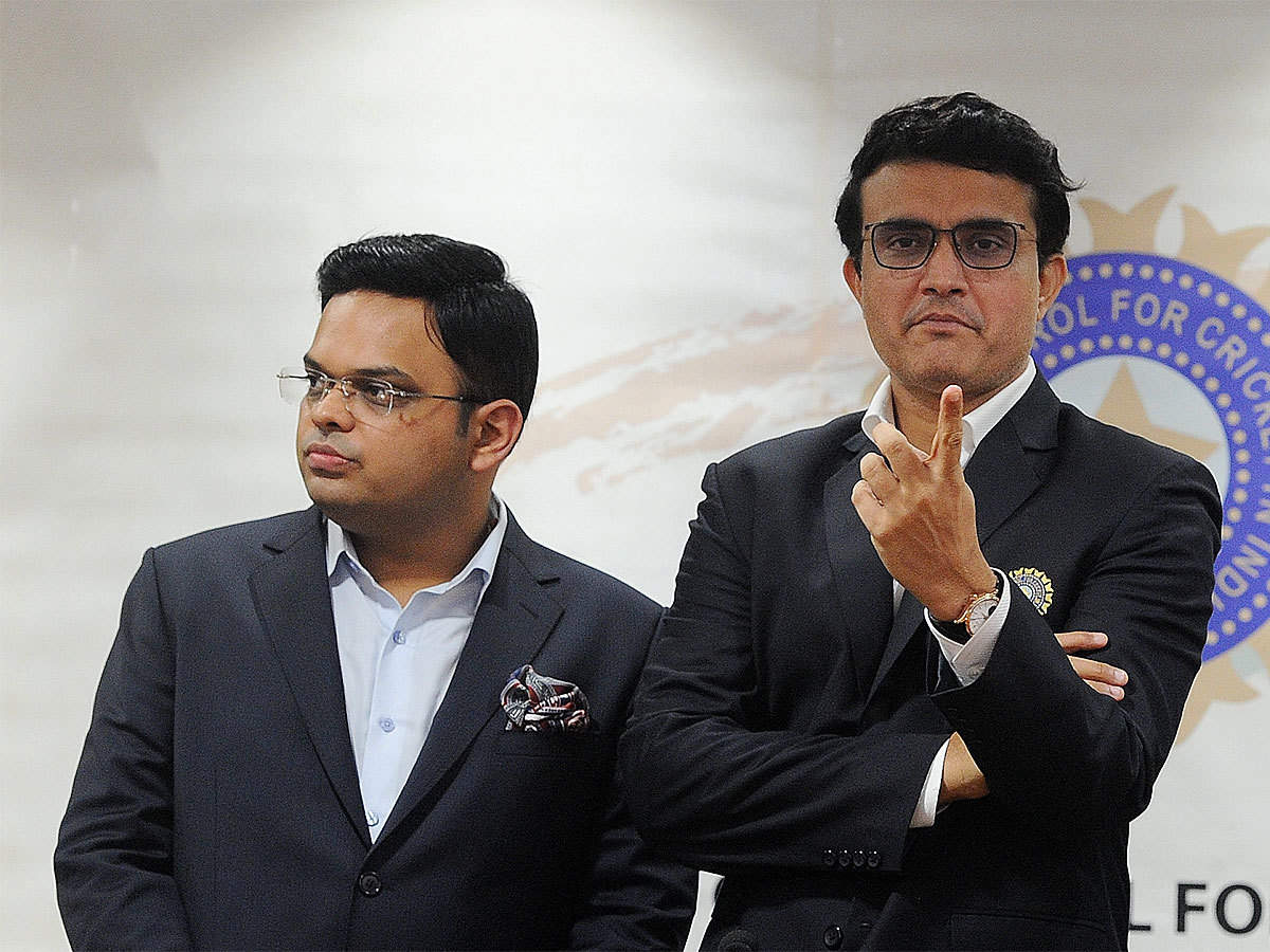 BCCI secretary Jay Shah and president Sourav Ganguly.