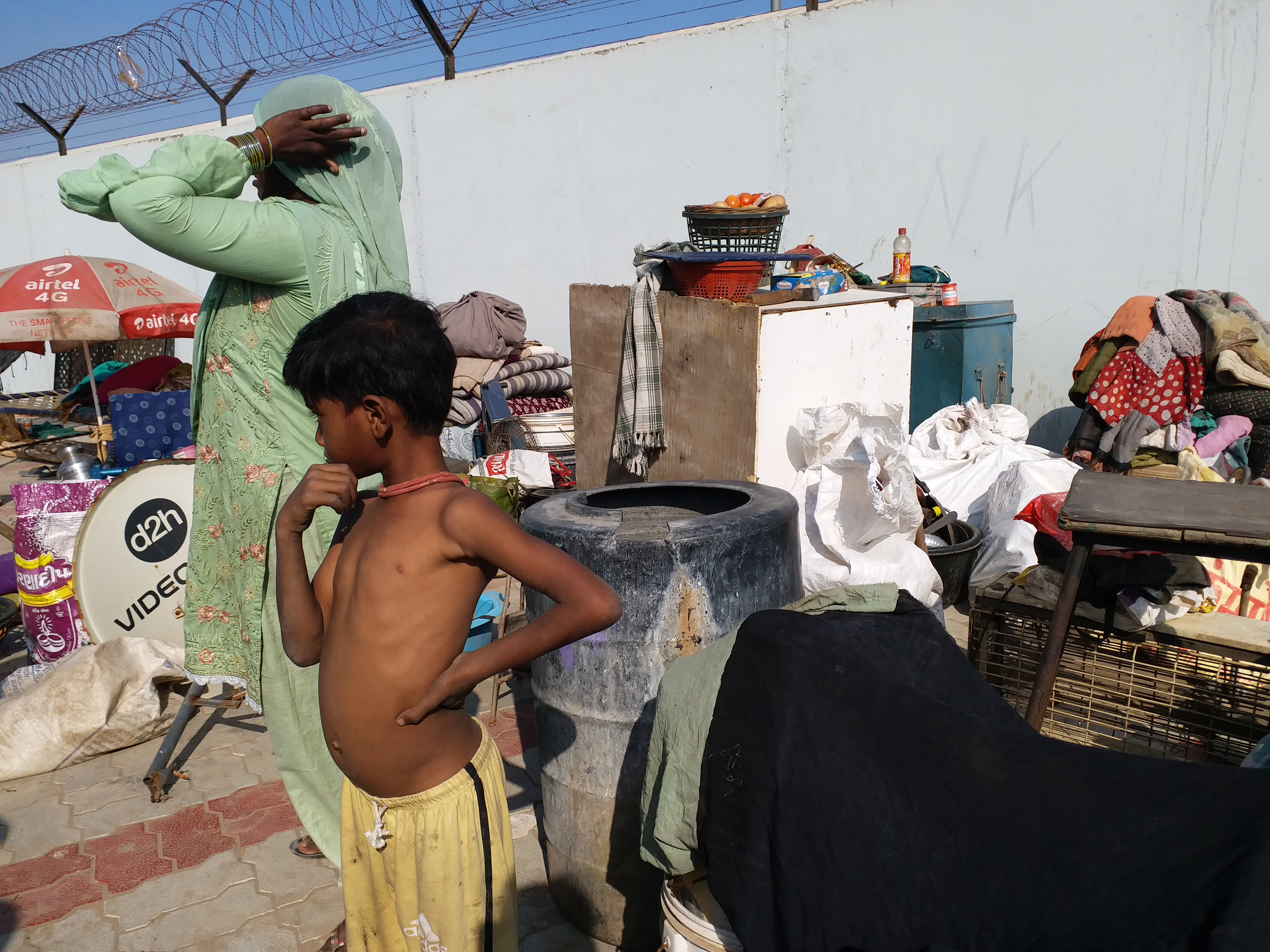 ahmedabad municipal corporation demolished houses for metro rail project