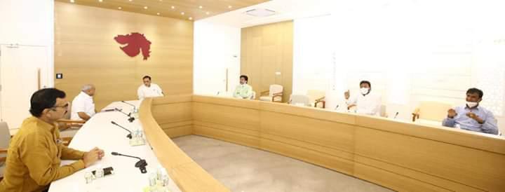 cm meeting with mla in ahmedabad gujrat