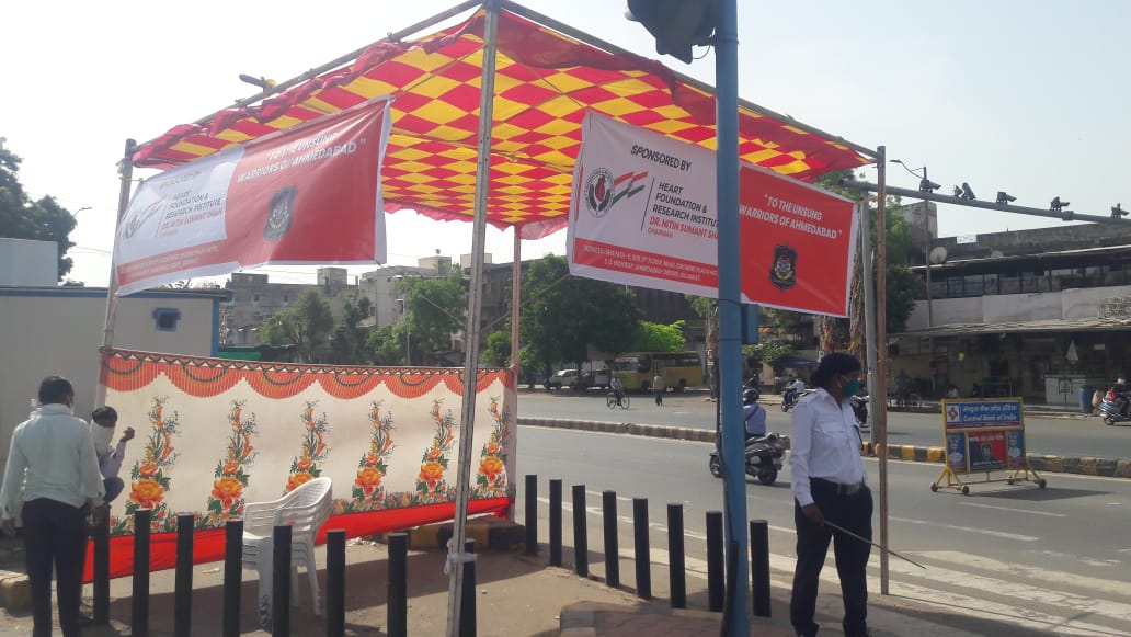 tent facility for ahmedabad police