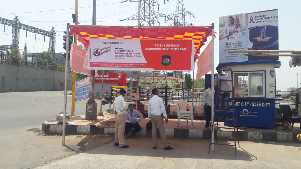 tent facility for ahmedabad police