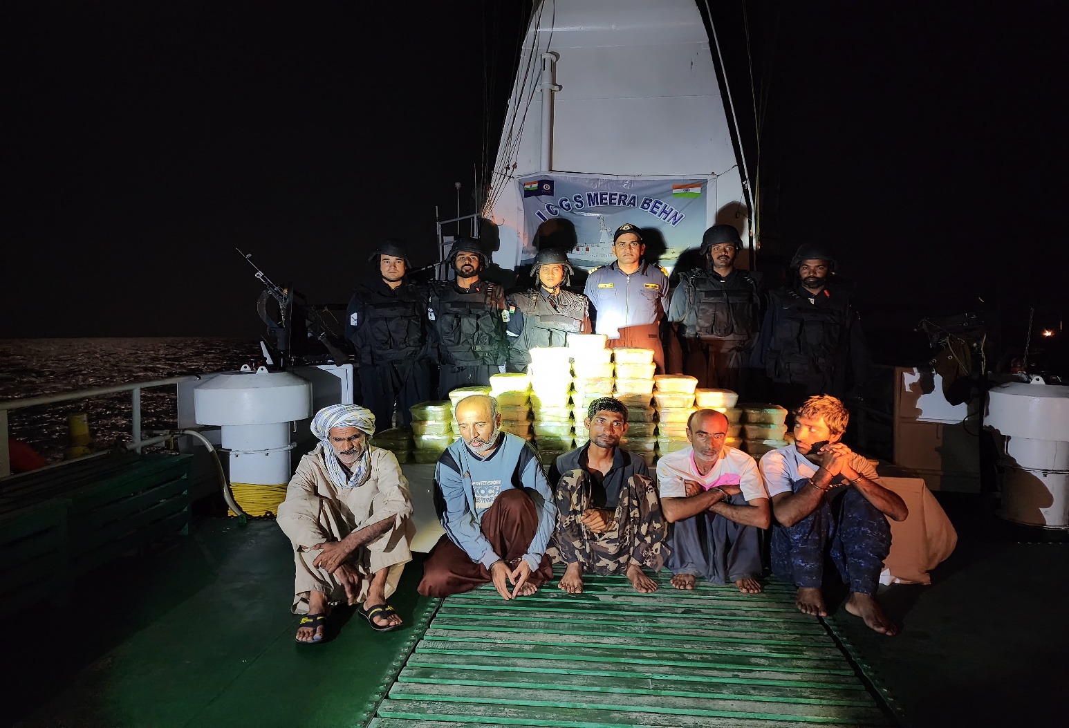 Iran boat with with Rs 425 crore drugs