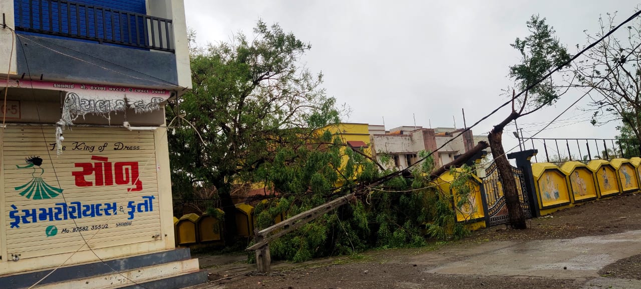 603 villages of amreli district faced power cut due to impact of tauktae cyclone