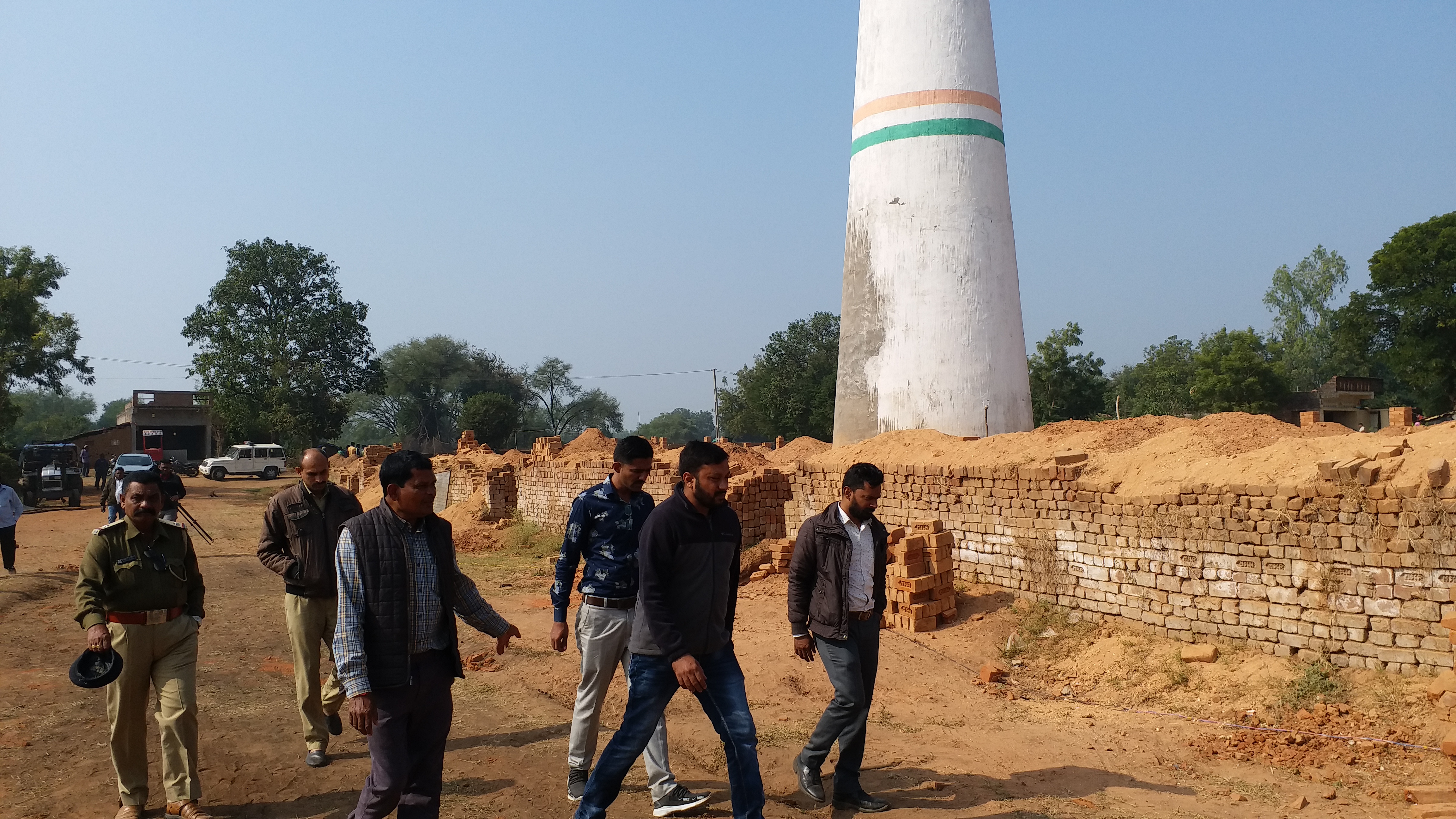 Human skulls found from a brick kiln in annad