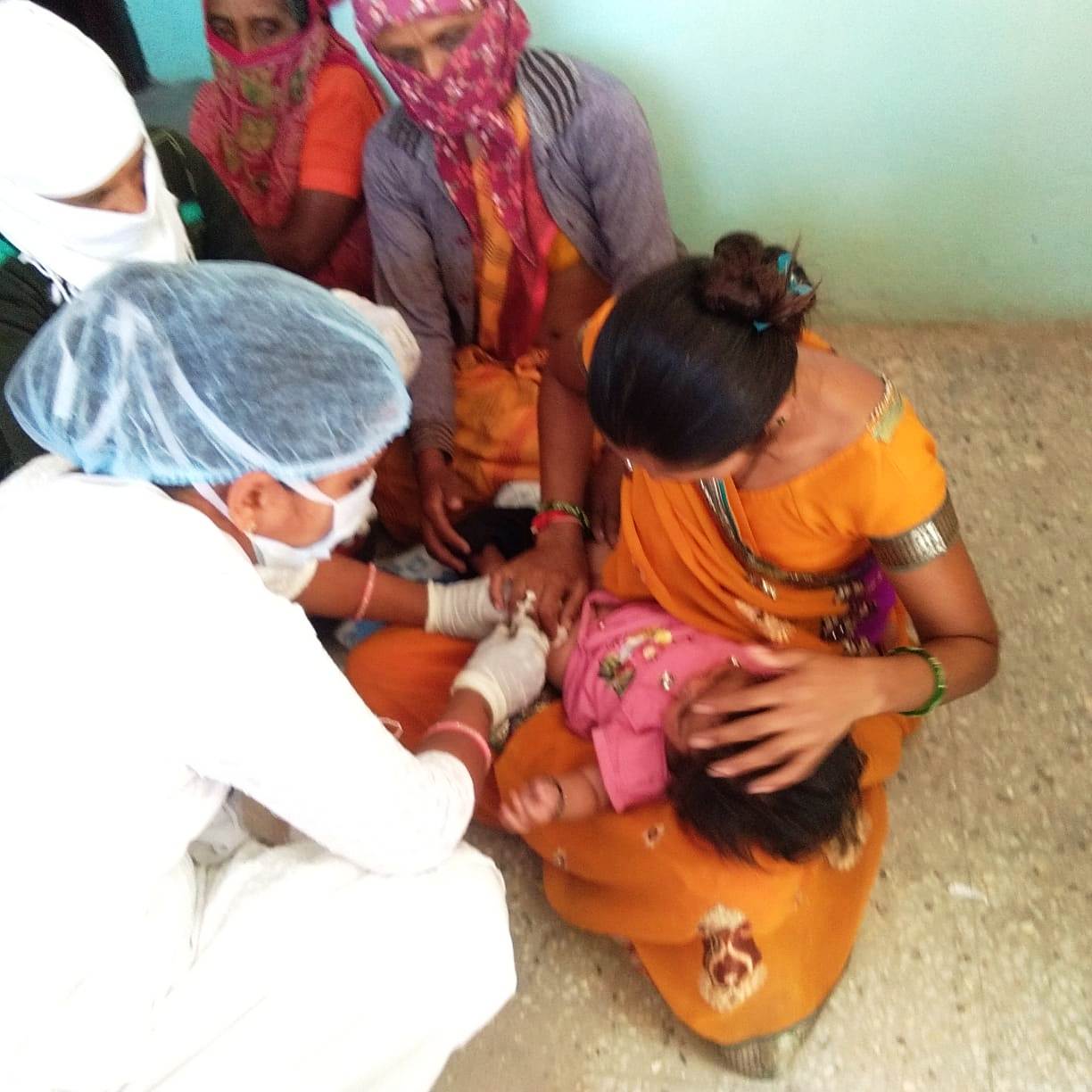 children were vaccinated in Aravalli